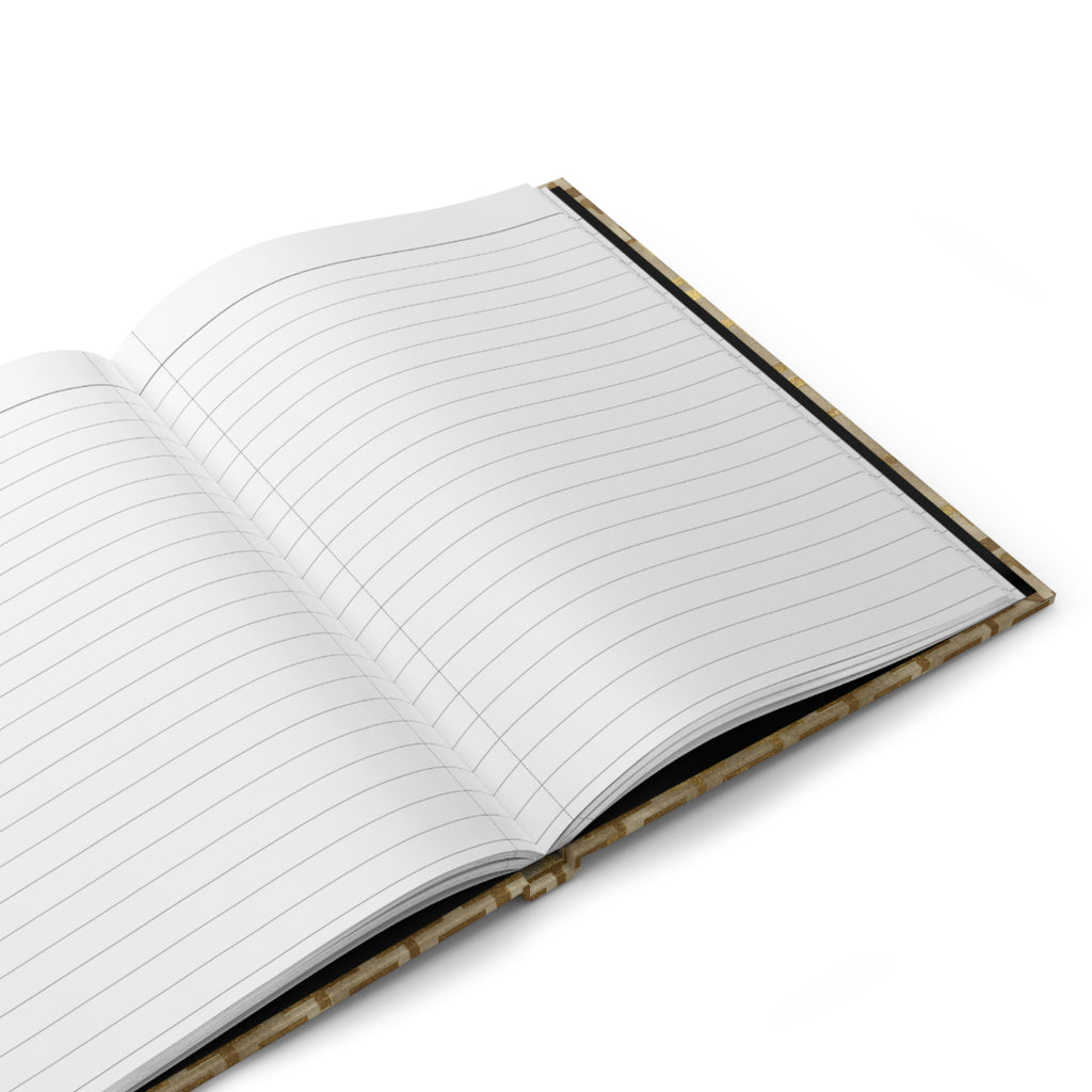 Gold Geometric Hardcover Journal