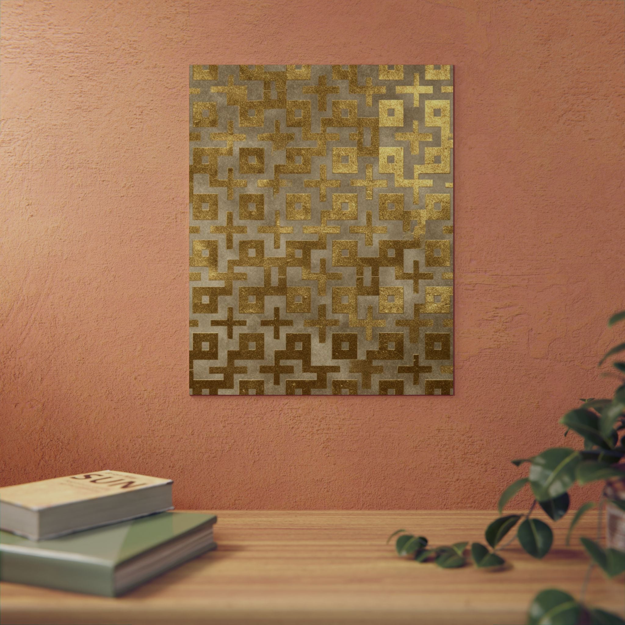 Gold Geometry Aluminum Composite Panels