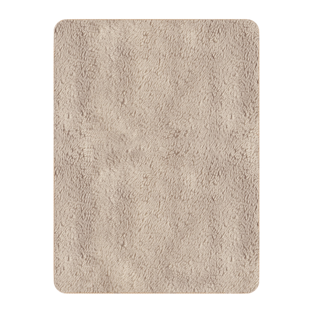 Tan Sherpa Blanket - Rustic Poinsettia Patchwork Throw (Cozy Holiday Gift)