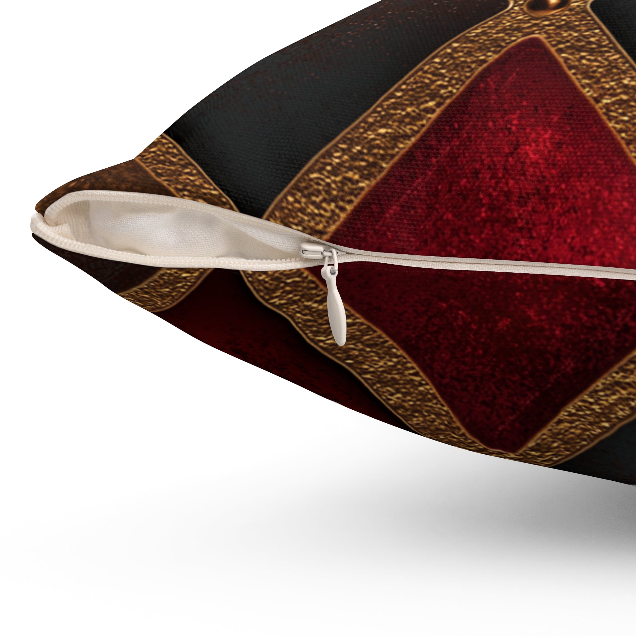 Gilded Royal Harlequin Luxe Quilt Decorative Pillow