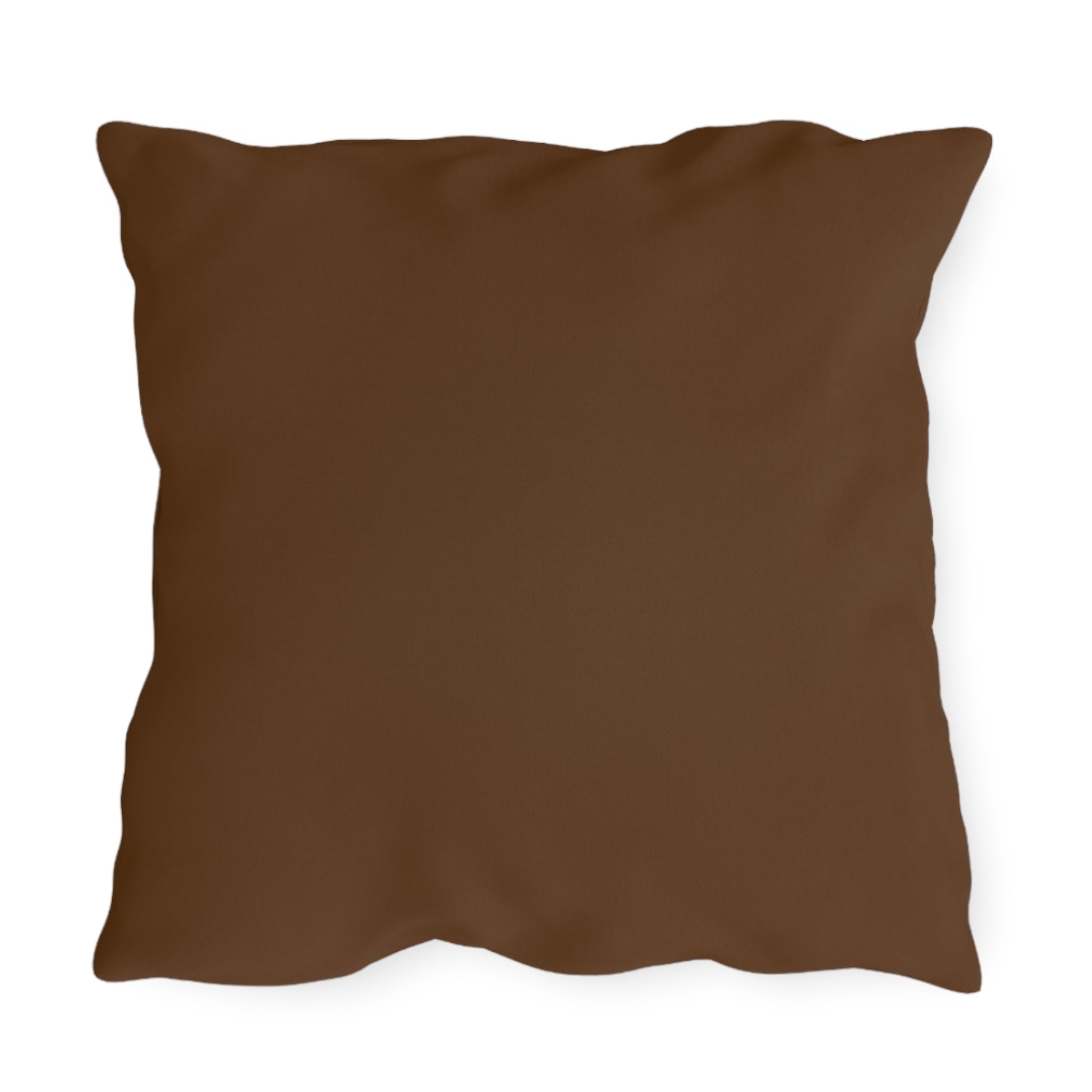 Gilded Poinsettia Outdoor Throw Pillow — Weather-Resistant Patio Cushion