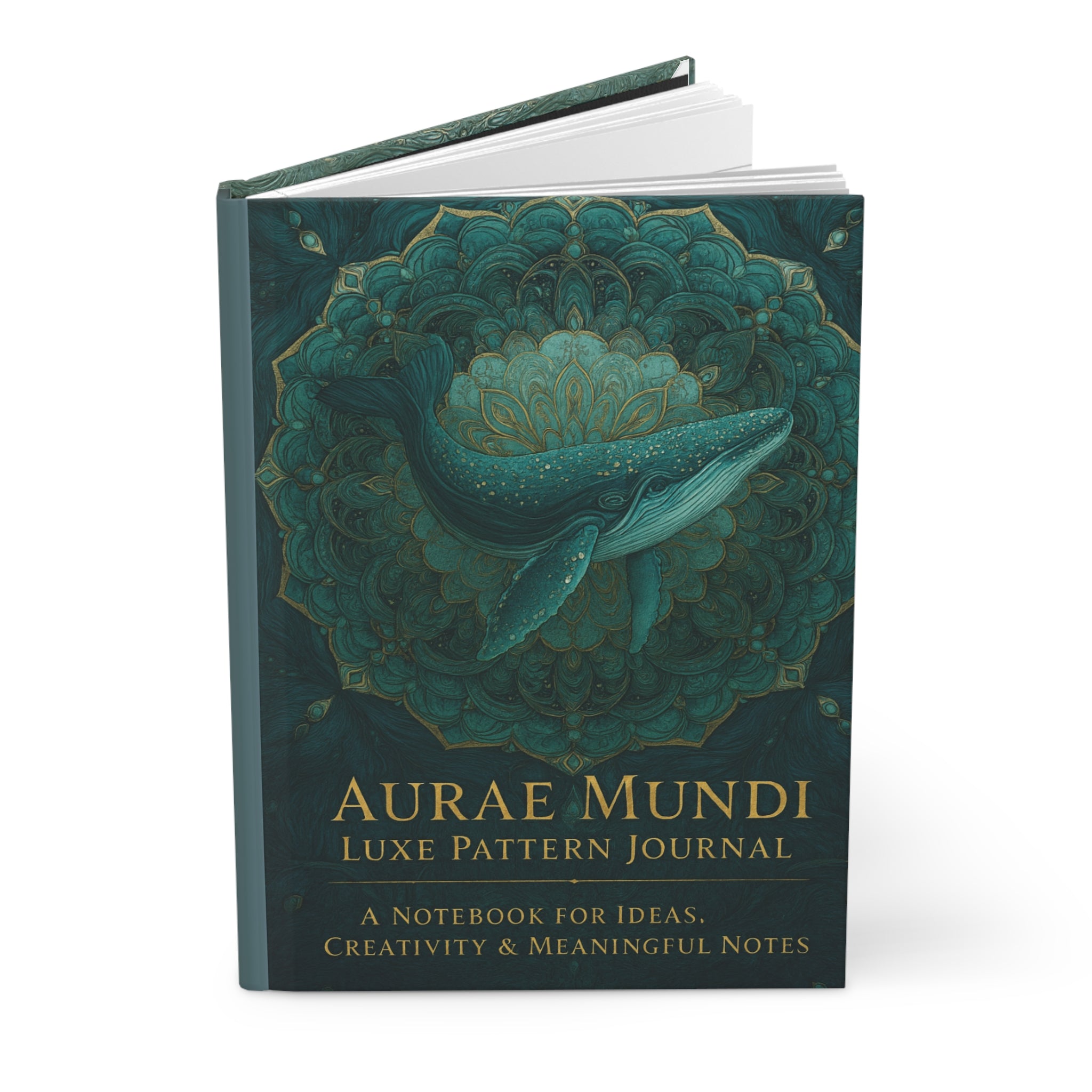 Aurae Mundi Luxe Pattern Journal - Whale Edition