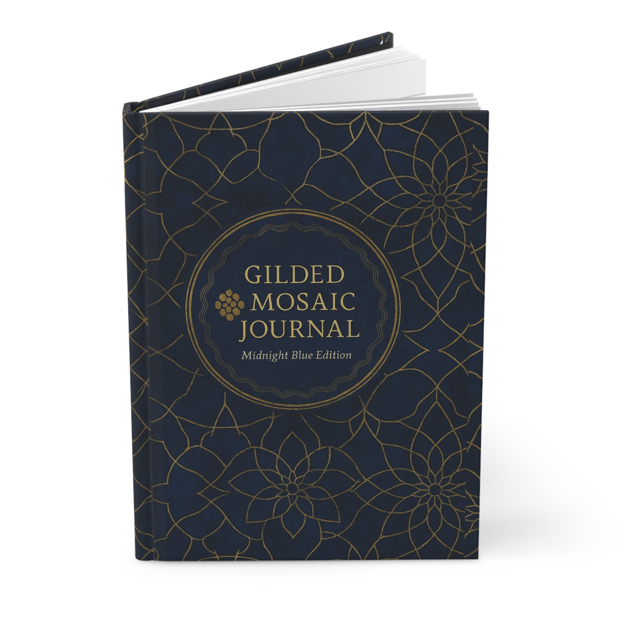 Gilded Mosaic Journal - Midnight Blue Edition